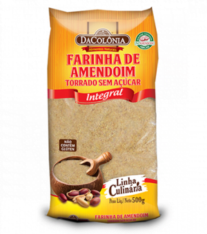 Farinha de Amendoim - torrado s/ açucar