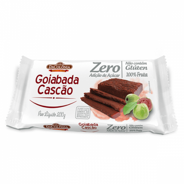 Goiabada Cascão Zero açúcar