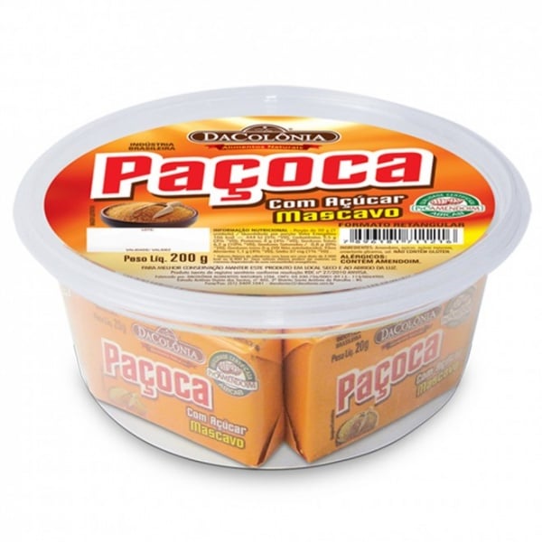 Paçoca - com Açúcar Mascavo