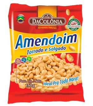 AMENDOIM TORRADO E SALGADO 150GR