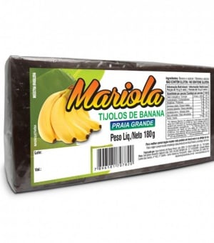 Mariola Tijolos de Banana Praia Grande 180G