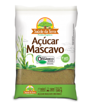 açúcar mascavo orgânico 500g
